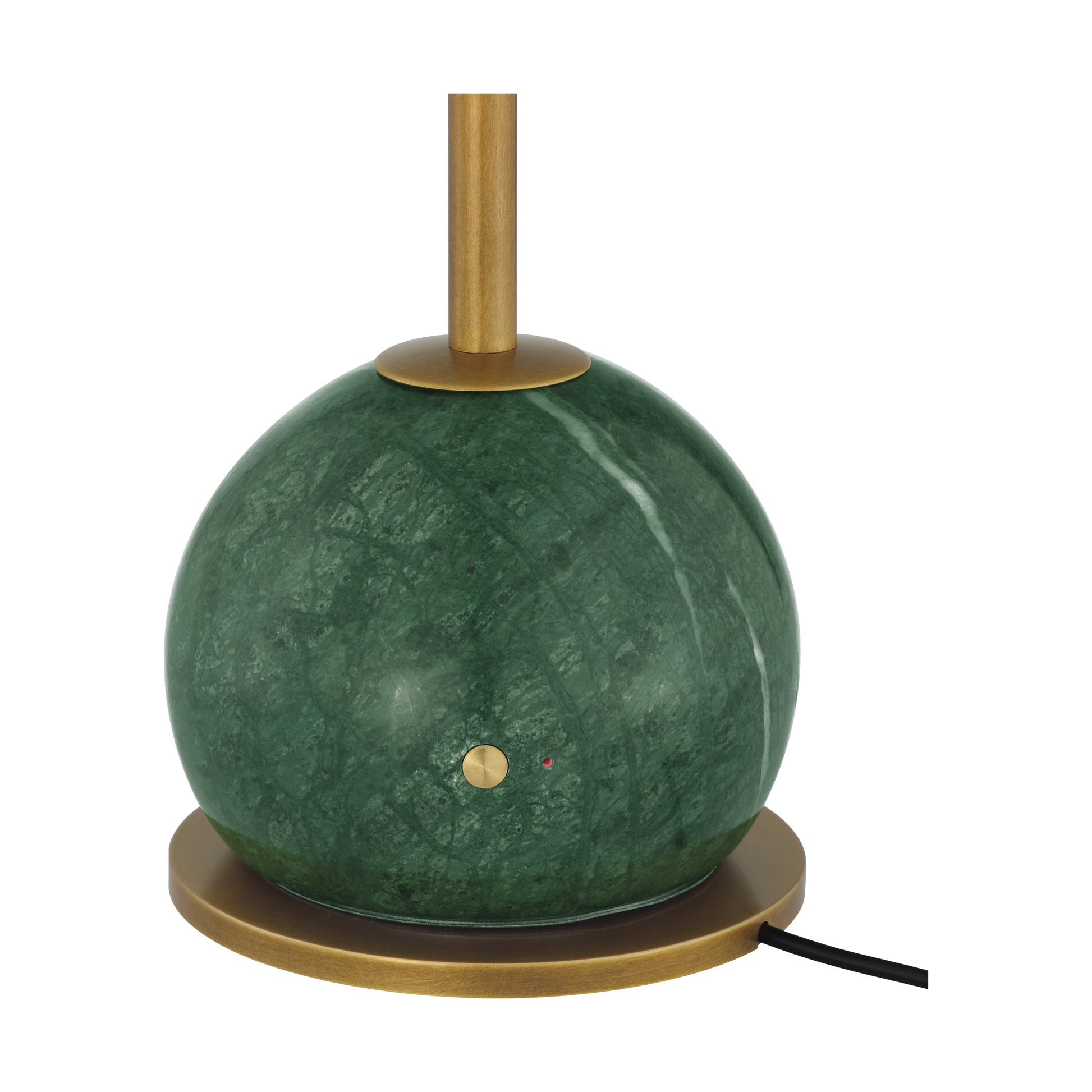 Pioneer Green & Brass Table Lamp