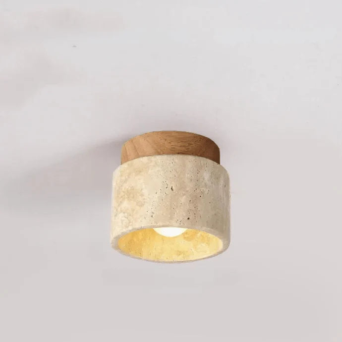 Glowing Marble - Elegant Ceiling Light for Staircase