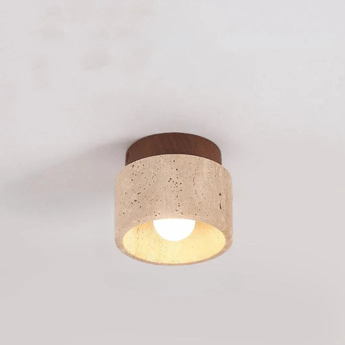 Glowing Marble - Elegant Ceiling Light for Staircase