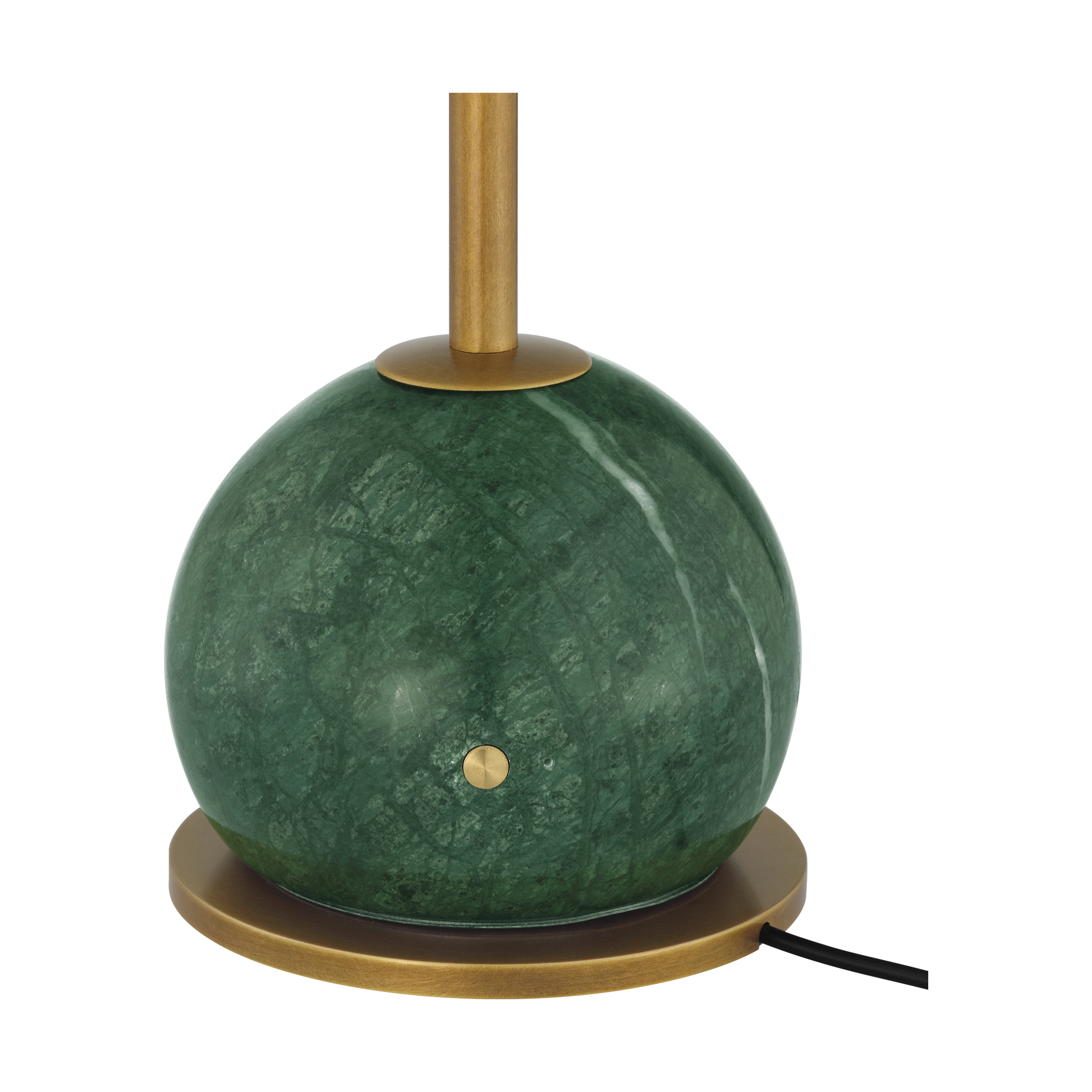 Pioneer Green & Brass Table Lamp
