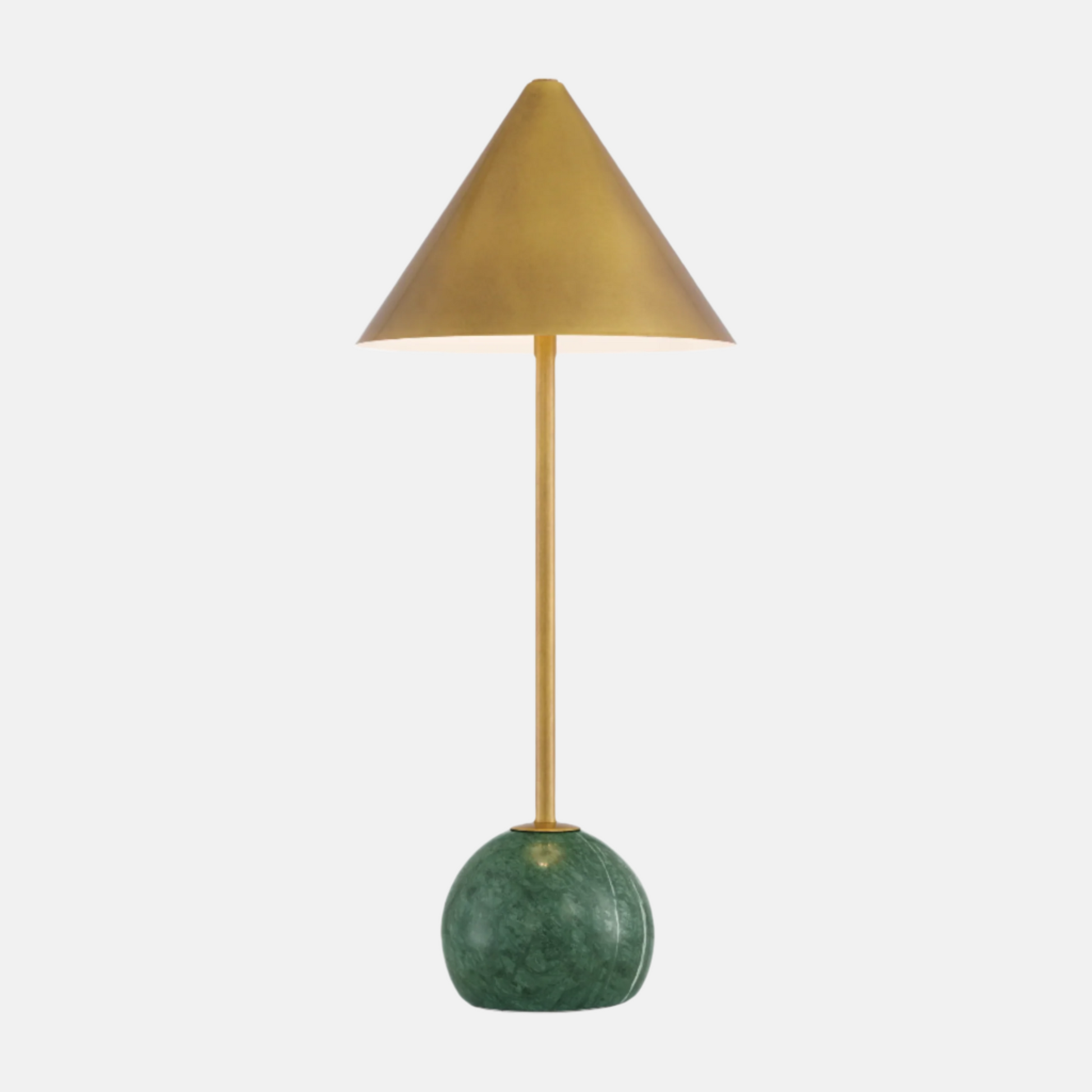 Pioneer Green & Brass Table Lamp