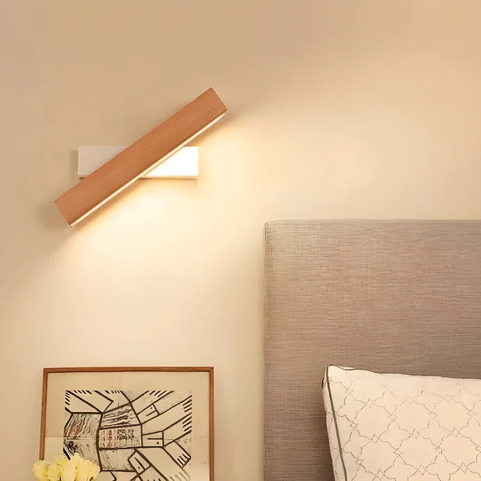 WoodGlow - Minimalistic Wooden Wall Lamp