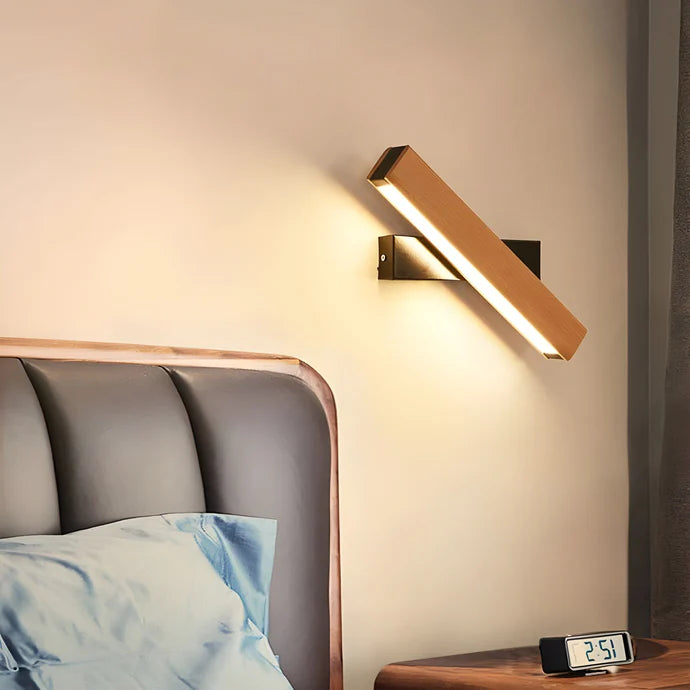 WoodGlow - Minimalistic Wooden Wall Lamp