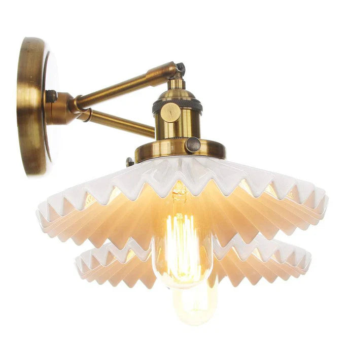 Opulent Glow | Ceramic Double-Head Wall Lamp