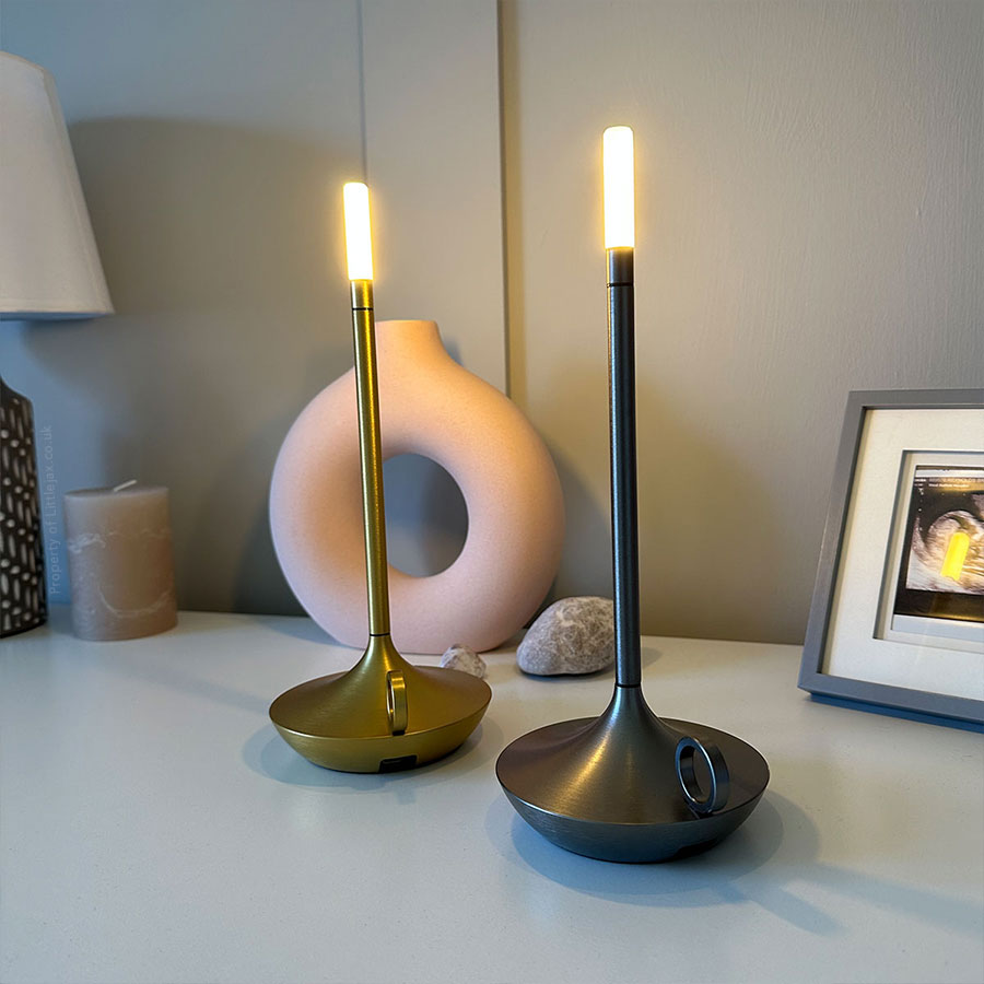 Retro - Aluminum Wireless Candlelight Lamp
