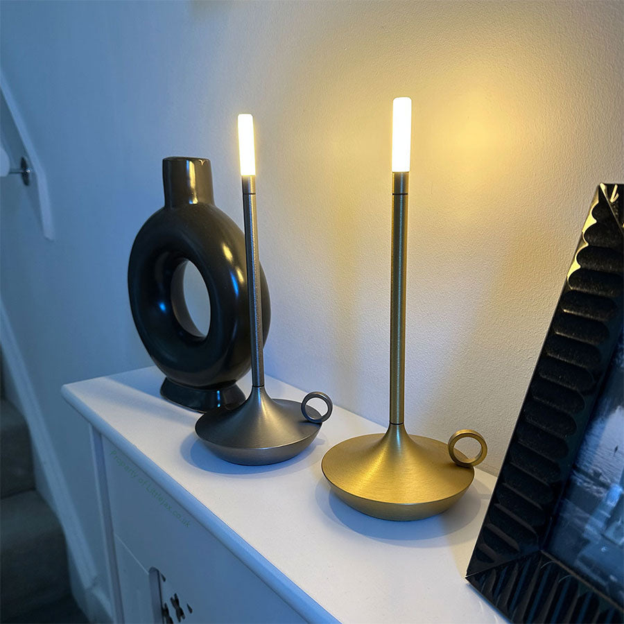 Retro - Aluminum Wireless Candlelight Lamp