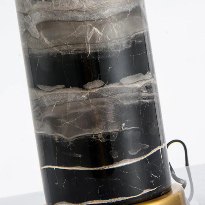 MarbleLuxe - Table Lamp with Marble Base