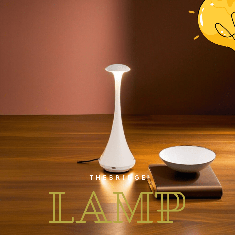Capella Black – Modern Rechargeable Lamp