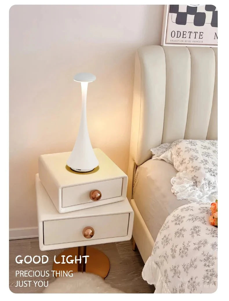Capella Black – Modern Rechargeable Lamp