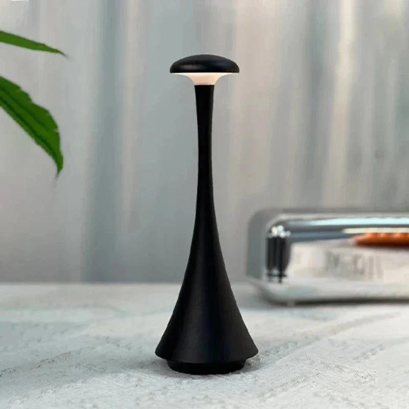 Capella Black – Modern Rechargeable Lamp