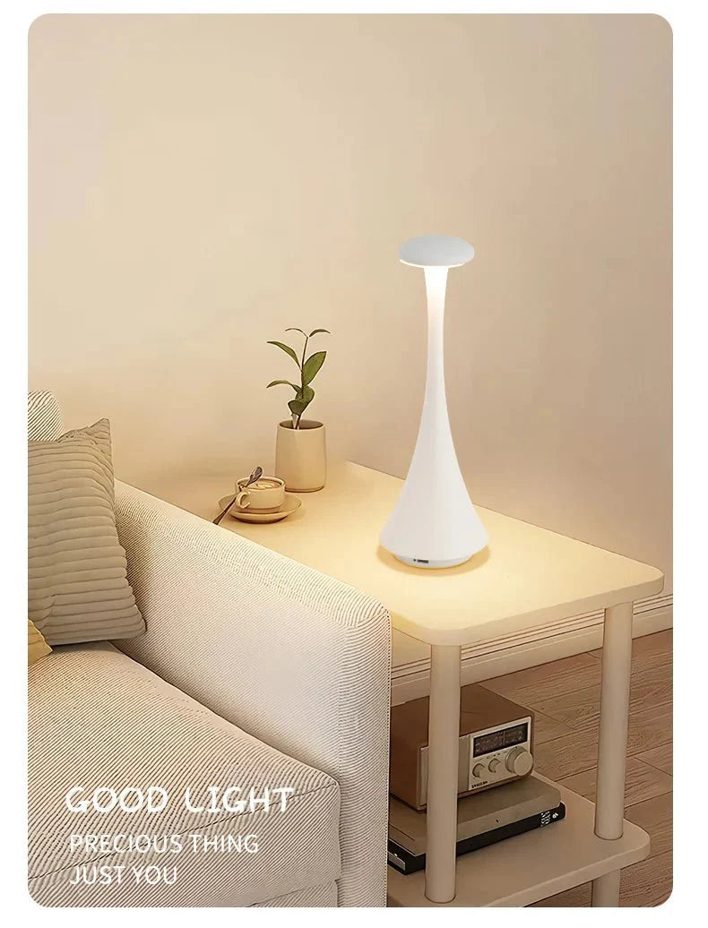 Capella Black – Modern Rechargeable Lamp
