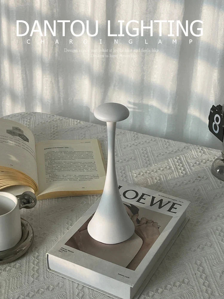 Capella Black – Modern Rechargeable Lamp