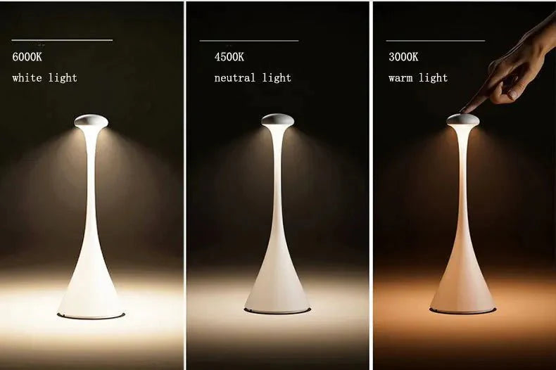 Capella Black – Modern Rechargeable Lamp