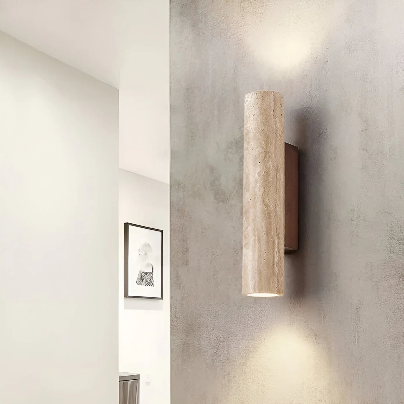 SereneGlow | Wabi-Sabi Wall Light